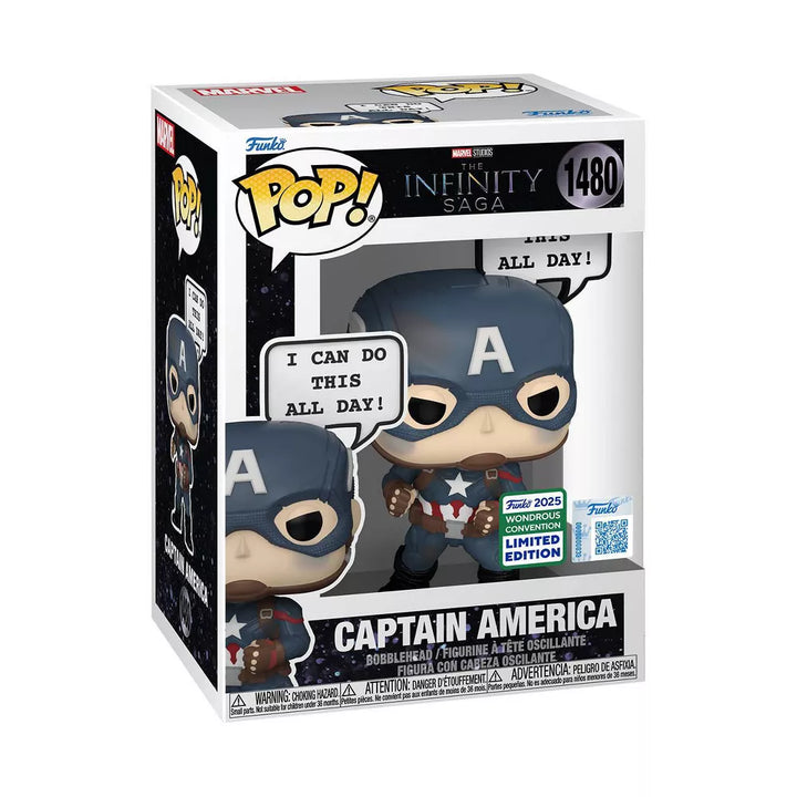 Funko POP! Captain America #1480 - Wondrous Convention Limited Edition