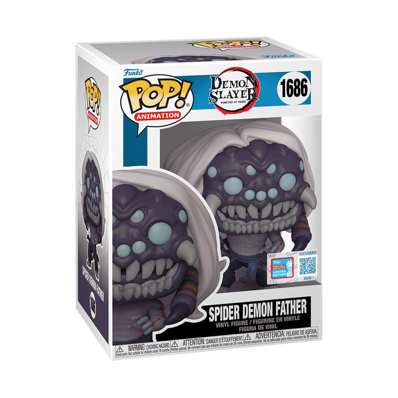 FUNKO POP! DEMON SLAYER SPIDER DEMON FATHER LIMITED EDITION VINYL FIGURE - 2024 FALL CONVENTION EXCLUSIVE