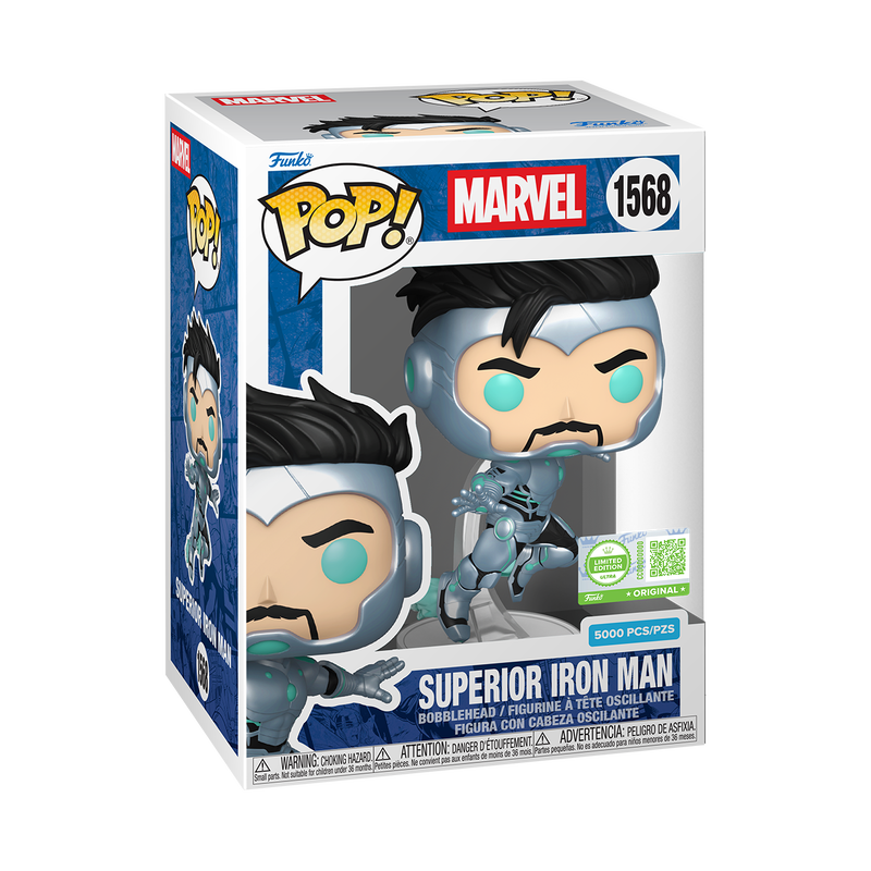 Pop! Superior Iron Man with Pop! Protector Limited Edition ULTRA