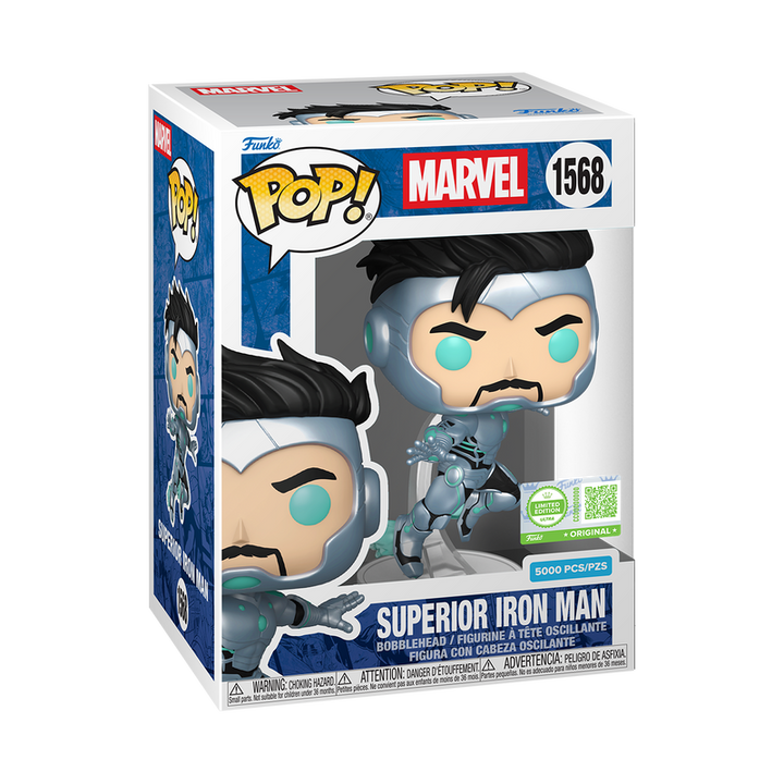 Pop! Superior Iron Man with Pop! Protector Limited Edition ULTRA