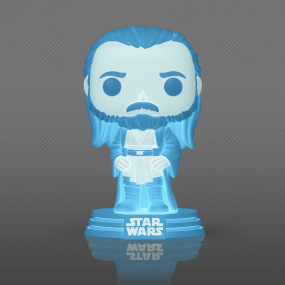 Funko POP! Qui-Gon Jinn Force Ghost #778 GLOW in the Dark Edition GAMESTOP Exclusive
