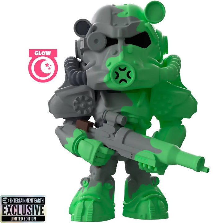Fallout Collection T-60 Power Armor Radioactive Waste Glow-In-The-Dark Vinyl Figure #4 - Entertainment Earth Exclusive: